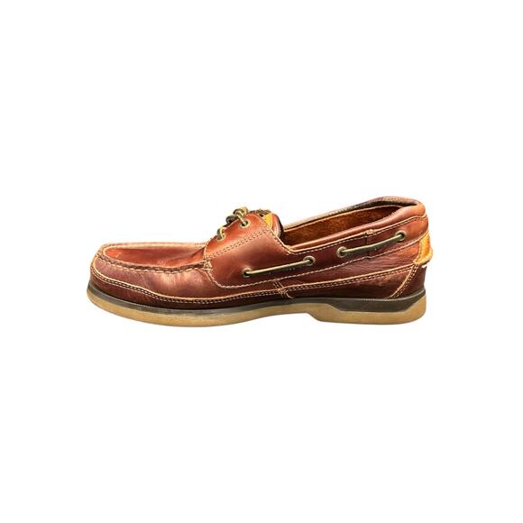 Sperry Other - Sperry topsider mako brown leather boat shoes mens size 11.5.